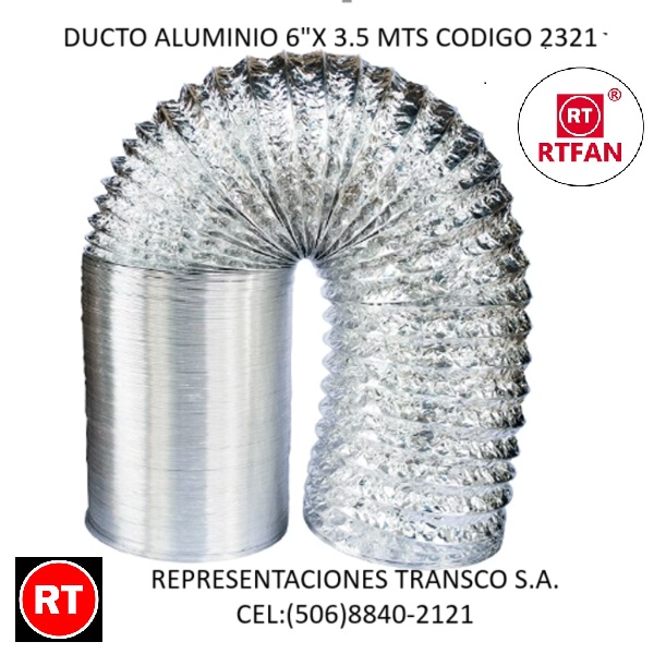 2321 Ducto Flexible Aluminio de 6"- ...