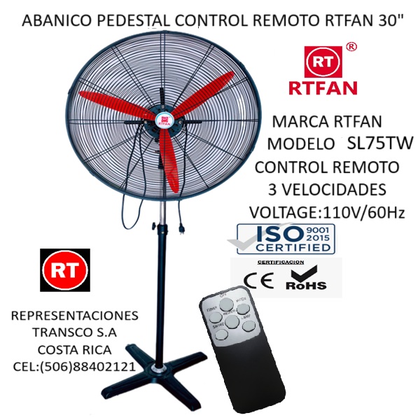 2335 Abanico Industrial de PIE C/REMOTO ...