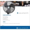 Abanico Industrial de pared 18" FB-45 Nimbus│www.rt.cr