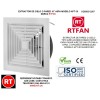 Extractor RTFAN APT30 Tipo Aire Acondicionado 10" -2207│www.rt.cr