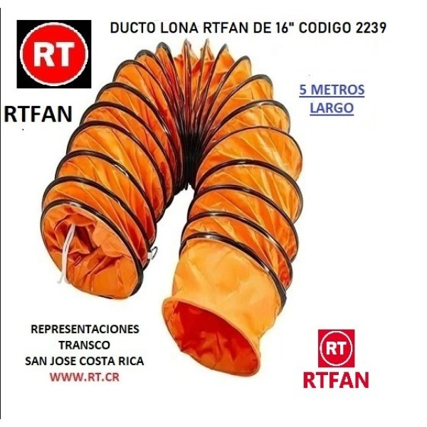 Ducto Flexible PVC RTFAN 16"- 5 ...