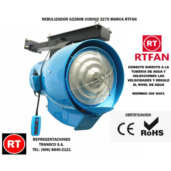 Nebulizador de Pared  Marca RTFAN ...
