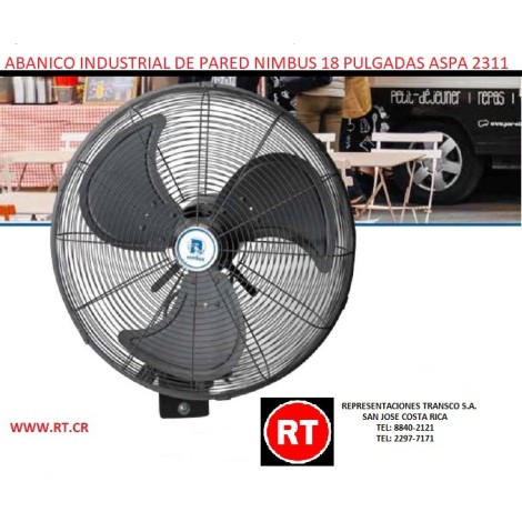 Abanico Industrial de pared 18" FB-45 Nimbus│www.rt.cr
