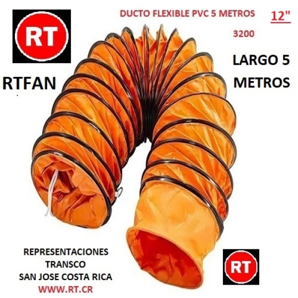 Ducto Flexible PVC de 12"- 5 ...