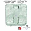 Abanico de Piso 20" YOY CERTIFICADO *UL* VE8000 -2200│www.rt.cr