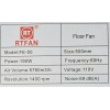 Abanico de Piso 20" RTFAN Industrial  FE-50  -2225│www.rt.cr