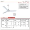 Abanico KDK M56LG Techo Industrial 56" 2264 │www.rt.cr