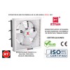 Extractor RTFAN APB-30 de Pared /Parrilla 12" -2217│www.rt.cr