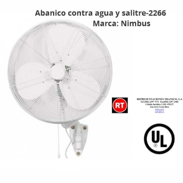 Abanico Contra Agua y Salitre-2266 │www.rt.cr