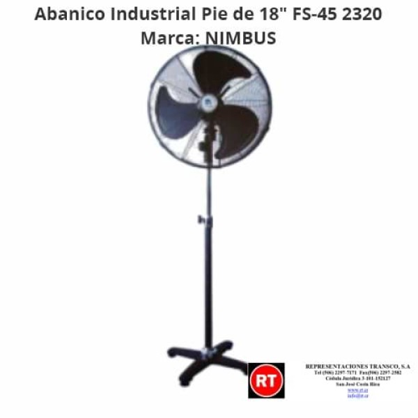 Abanico Industrial Pie Nimbus FS-45 de ...