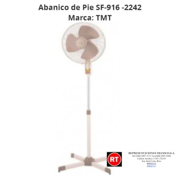 Abanico Pie TMT SF-916 -2242│www.rt.cr