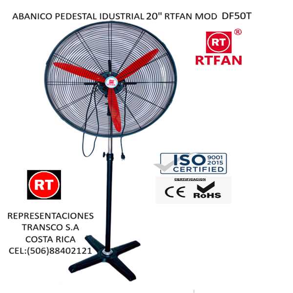 Abanico Industrial de Pedestal  RTFAN ...