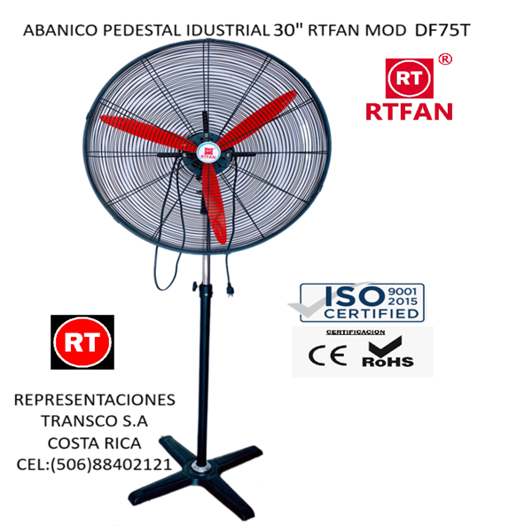 Abanico Industrial de Pedestal  RTFAN ...