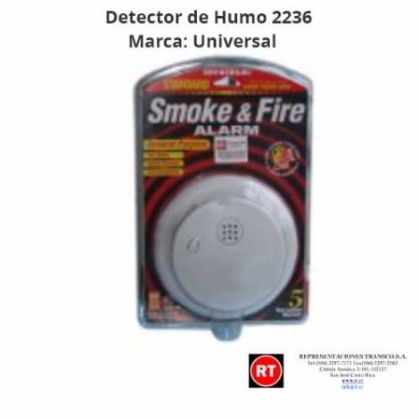 Detector de Humo Universal -2236│www.rt.cr