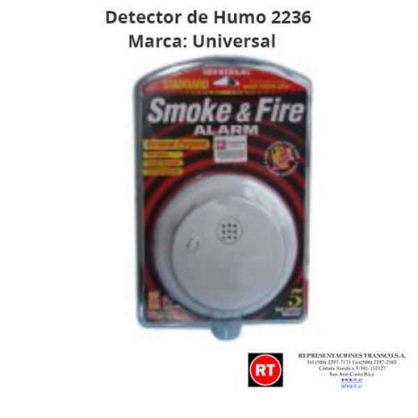 Detector de Humo Universal -2236│www.rt.cr
