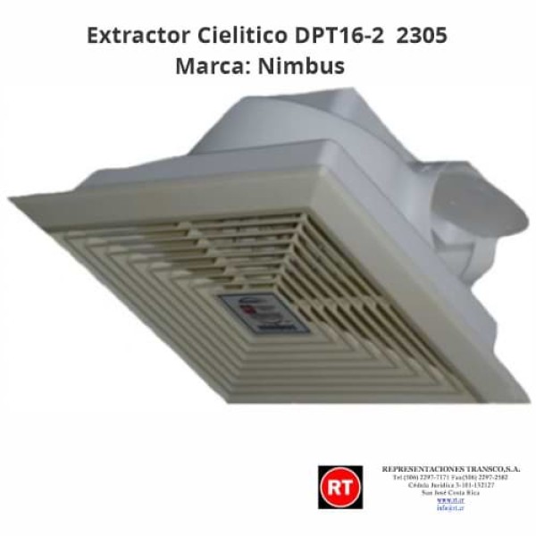 Extractor Nimbus Cielitico DPT16-2 -2305│www.rt.cr