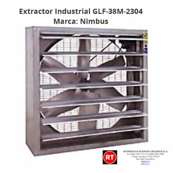 Extractor Industrial GLF-38M-2304│www.rt.cr