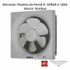 Extractor Plastico Nimbus APB20-4 Pared 8"-2254│www.rt.cr